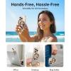 imageSYNCWIRE for MagSafe Ring Phone Holder 360 Rotation Magnetic Cell Phone Grip DualSided Magnets Phone Ring Kickstand Compatible with iPhone 17 16 15 14 13 12 Pro Max MagSafe Android Samsung etcDesert Gold