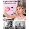 imageSYNCWIRE for MagSafe Ring Phone Holder 360 Rotation Magnetic Cell Phone Grip DualSided Magnets Phone Ring Kickstand Compatible with iPhone 17 16 15 14 13 12 Pro Max MagSafe Android Samsung etcHot Barbie
