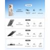 imageSYNCWIRE for MagSafe Ring Phone Holder 360 Rotation Magnetic Cell Phone Grip DualSided Magnets Phone Ring Kickstand Compatible with iPhone 17 16 15 14 13 12 Pro Max MagSafe Android Samsung etcWhite