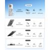 imageSYNCWIRE for MagSafe Ring Phone Holder 360 Rotation Magnetic Cell Phone Grip DualSided Magnets Phone Ring Kickstand Compatible with iPhone 17 16 15 14 13 12 Pro Max MagSafe Android Samsung etcLight Blue