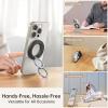 imageSYNCWIRE Upgraded Magnetic Phone Ring Holder for MagSafe and DoubleLoop Magnet Cell Phone Grip Finger Ring Kickstand