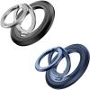 imageSYNCWIRE Phone Ring Holder Grip for MagSafe 360 Rotation Magnetic Cell Phone Grip Stand TwoSided Magnetic Compatible with iPhone 16 15 14 13 12 Pro Max fits MagSafe Accessories BlackTitanium Blue