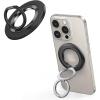 imageSYNCWIRE Upgraded Magnetic Phone Ring Holder for MagSafe and DoubleLoop Magnet Cell Phone Grip Finger Ring Kickstand