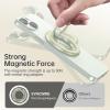 imageSYNCWIRE Magnetic Phone Ring Holder for MagSafe 2 Pack 360 Rotation Dual Sided Magnet Grip Cell Phone Ring Stand Finger Kickstand Compatible with iPhone 17 16 15 14 13 12 Pro Max fits MagSafeSingle Ring1PCSYellow