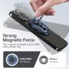 imageSYNCWIRE Magnetic Phone Ring Holder for MagSafe 2 Pack 360 Rotation Dual Sided Magnet Grip Cell Phone Ring Stand Finger Kickstand Compatible with iPhone 17 16 15 14 13 12 Pro Max fits MagSafeSingle Ring1PCSTitanium Blue