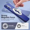 imageSYNCWIRE Magnetic Phone Ring Holder for MagSafe 2 Pack 360 Rotation Dual Sided Magnet Grip Cell Phone Ring Stand Finger Kickstand Compatible with iPhone 17 16 15 14 13 12 Pro Max fits MagSafeSingle Ring2PCSBlackWhite
