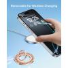imageSYNCWIRE Magnetic Phone Ring Holder for MagSafe 2 Pack 360 Rotation Dual Sided Magnet Grip Cell Phone Ring Stand Finger Kickstand Compatible with iPhone 17 16 15 14 13 12 Pro Max fits MagSafeSingle Ring1PCSGlitter Rose Gold