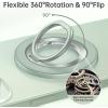 imageSYNCWIRE Magnetic Phone Ring Holder for MagSafe 2 Pack 360 Rotation Dual Sided Magnet Grip Cell Phone Ring Stand Finger Kickstand Compatible with iPhone 17 16 15 14 13 12 Pro Max fits MagSafeSingle Ring1PCSGreen