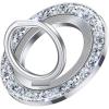 Single Ring-1PCS-Glitter Silver