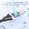 image:imageSyncwire USB C to 35mm Female Headphone Adapter USB Type C to Aux Audio Jack Dongle Cable Cord Compatible with Pixel 6 4 3 XLSamsung Galaxy S22 S21 S20 Ultra Note 20 10 S10 S9 PlusiPad ProBlack