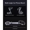 image:imageSYNCWIRE for MagSafe Car Mount360 RotationMagnetic Phone Holder for Car Adjustable Metal Arm Ultra Magnet Car Magnet Phone Mount for Dashboard Fit for iPhone 17 16 15 14 13 Pro Max ampAll PhonesSpace Gray