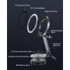 image:imageSYNCWIRE for MagSafe Car Mount360 RotationMagnetic Phone Holder for Car Adjustable Metal Arm Ultra Magnet Car Magnet Phone Mount for Dashboard Fit for iPhone 17 16 15 14 13 Pro Max ampAll PhonesSpace Gray