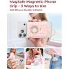 image:imageSyncwire Magnetic Suction Phone Mount for MagSafe Silicone Octo Cup Buddy Sticky Grip Ring Holder HandsFreeSelfieVideo for TikTok amp Instagram InfluencerCreator iPhone CompatibleSunshine YellowBlush Pink