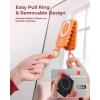 image:imageSyncwire Magnetic Suction Phone Mount for MagSafe Silicone Octo Cup Buddy Sticky Grip Ring Holder HandsFreeSelfieVideo for TikTok amp Instagram InfluencerCreator iPhone CompatibleSunshine YellowOrange