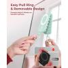 image:imageSyncwire Magnetic Suction Phone Mount for MagSafe Silicone Octo Cup Buddy Sticky Grip Ring Holder HandsFreeSelfieVideo for TikTok amp Instagram InfluencerCreator iPhone CompatibleSunshine YellowMint Green