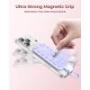 image:imageSyncwire Magnetic Suction Phone Mount for MagSafe Silicone Octo Cup Buddy Sticky Grip Ring Holder HandsFreeSelfieVideo for TikTok amp Instagram InfluencerCreator iPhone CompatibleSunshine YellowLilac Purple