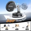 image:imageSYNCWIRE for MagSafe Car Mount 3Axis Adjustable Vacuum Magnetic Phone Holder Replaceable Suction Cup DashboardWindshield 360 Rotation Foldable for iPhone 1712 ProMaxPlus CarbonFiberBlack