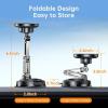 image:imageSYNCWIRE for MagSafe Car Mount 3Axis Adjustable Vacuum Magnetic Phone Holder Replaceable Suction Cup DashboardWindshield 360 Rotation Foldable for iPhone 1712 ProMaxPlus CarbonFiberCarbon Fiber