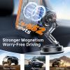 image:imageSYNCWIRE for MagSafe Car Mount 3Axis Adjustable Vacuum Magnetic Phone Holder Replaceable Suction Cup DashboardWindshield 360 Rotation Foldable for iPhone 1712 ProMaxPlus CarbonFiberBlack