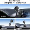 image:imageSYNCWIRE for MagSafe Car Mount 3Axis Adjustable Vacuum Magnetic Phone Holder Replaceable Suction Cup DashboardWindshield 360 Rotation Foldable for iPhone 1712 ProMaxPlus CarbonFiberCarbon Fiber