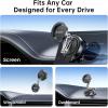 image:imageSYNCWIRE for MagSafe Car Mount 3Axis Adjustable Vacuum Magnetic Phone Holder Replaceable Suction Cup DashboardWindshield 360 Rotation Foldable for iPhone 1712 ProMaxPlus CarbonFiberBlack